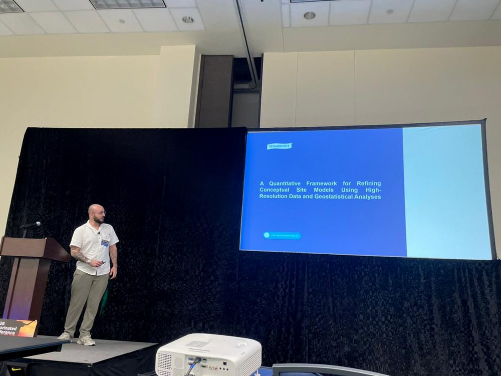 Apresentação da Geoambiente® no palco do Battelle 2026 Chlorinated Conference